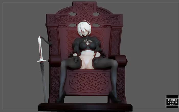 STL - 2b chair base re render 2
