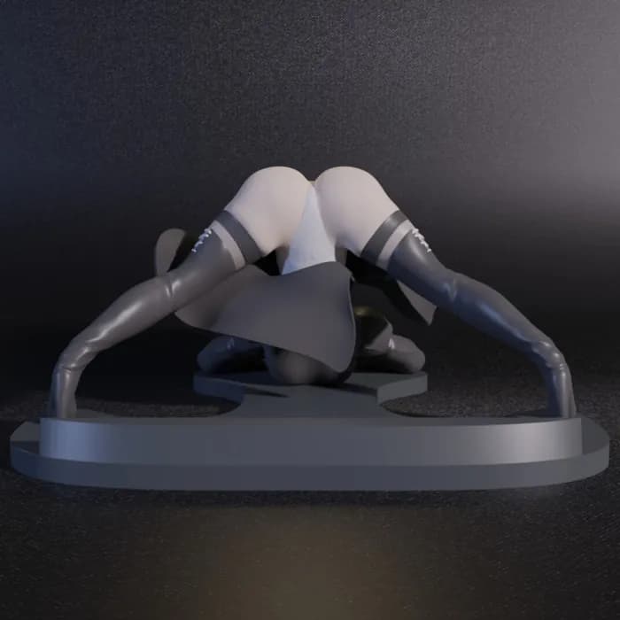 STL - 2b phone stand holder render 3