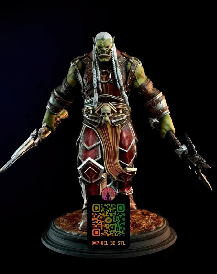 STL - 3d stl varok saurfang world of warcraft render 1