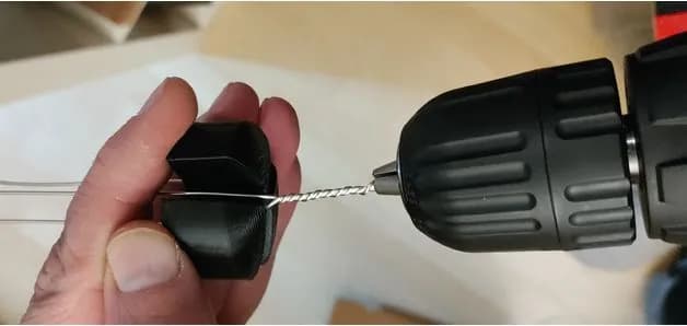 STL - Accesorio para Trensado de Alambre con Taladro render 2