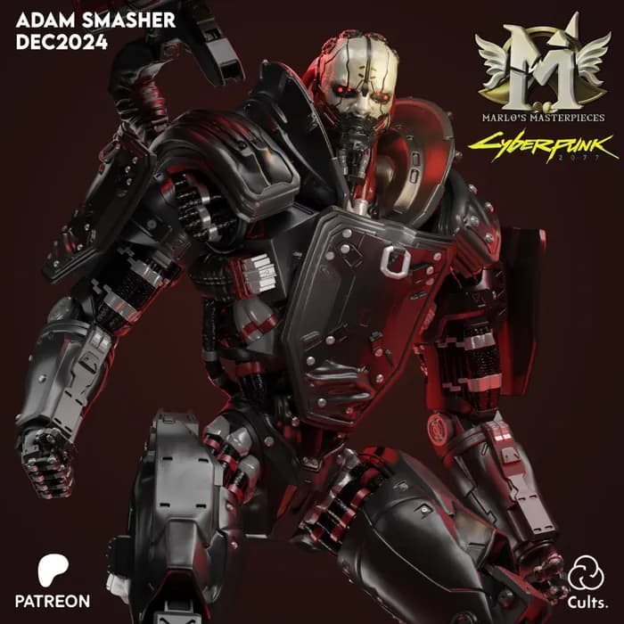 STL - adam smasher img render 3