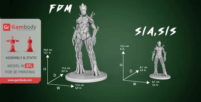STL - adult groot render 2