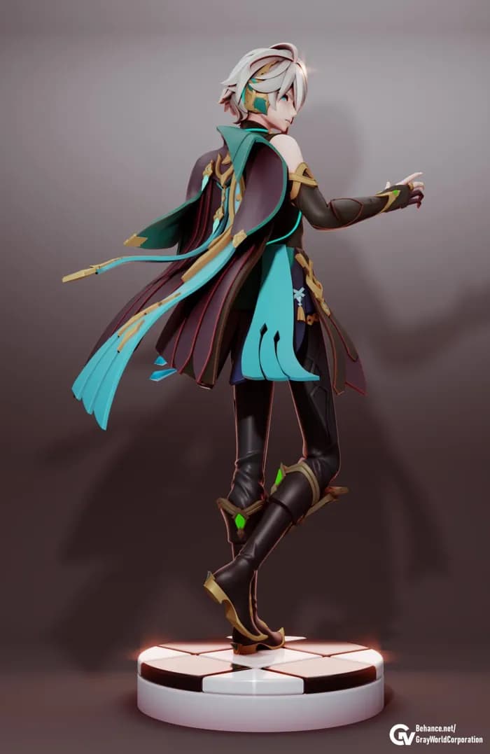 STL - alhaitham render 2