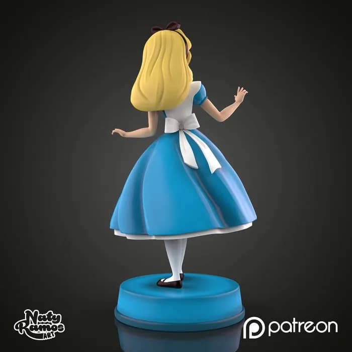 STL - Alicia en el País de las Maravillas 2 render 5