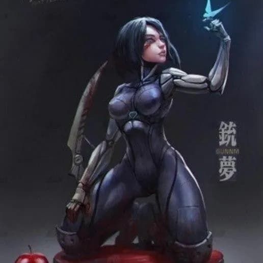 STL - alita by manuellxb2 stl 3d portugal render 1