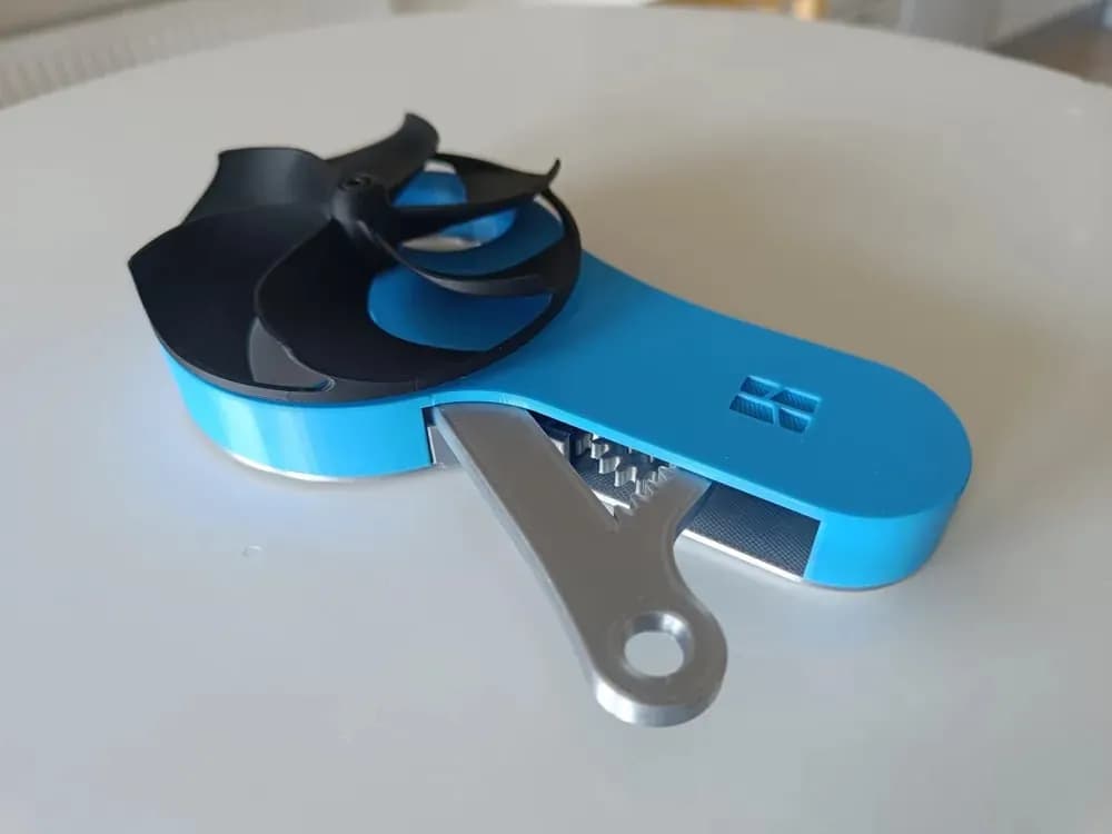 STL - Anemómetro de mano portátil Breeze Buddy Pro render 2