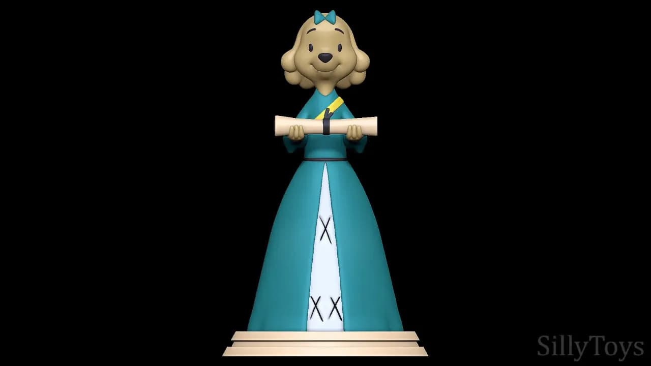 STL - Anne Kennel Pups of liberty figure
