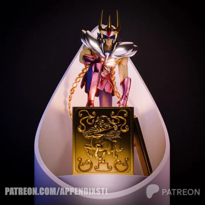 STL - appendixstl ikki v1 (galaxian war pose) (2) render 1