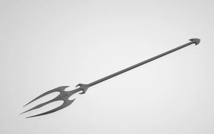 STL - aquaman props collection render 2
