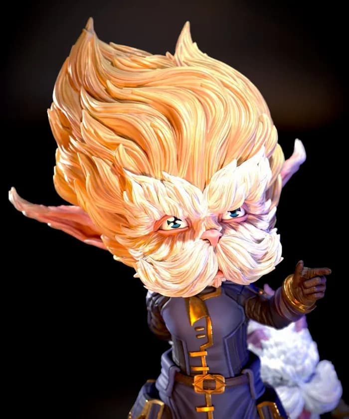 STL - arcane fanart heimerdinger and his poro