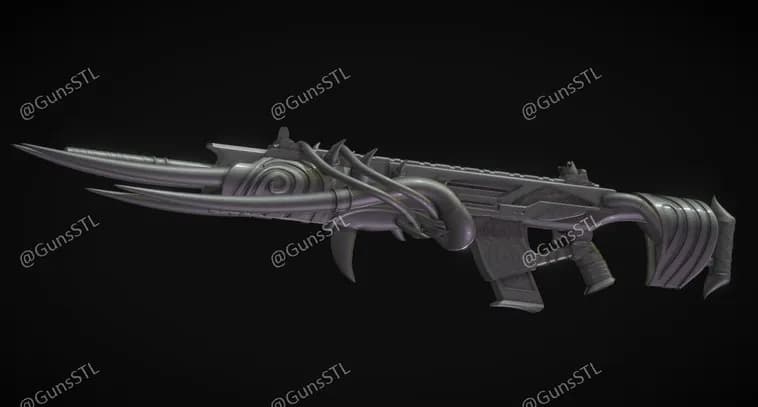 STL - Arco largo Longbow de Apex Legends render 1