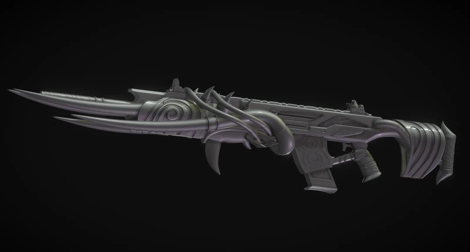 STL - Arco largo Longbow de Apex Legends render 2