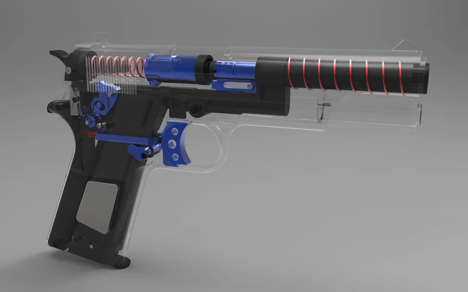 STL - Arma de Robocop render 2