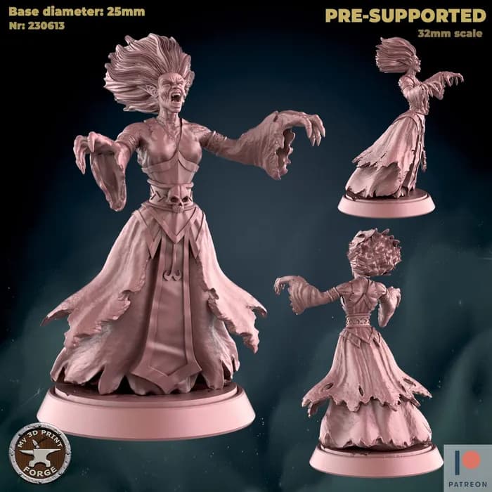 STL - banshee attack render 2