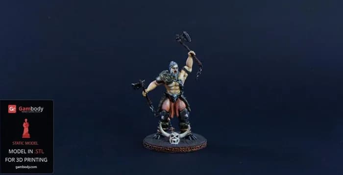 STL - barbarian gambody render 1