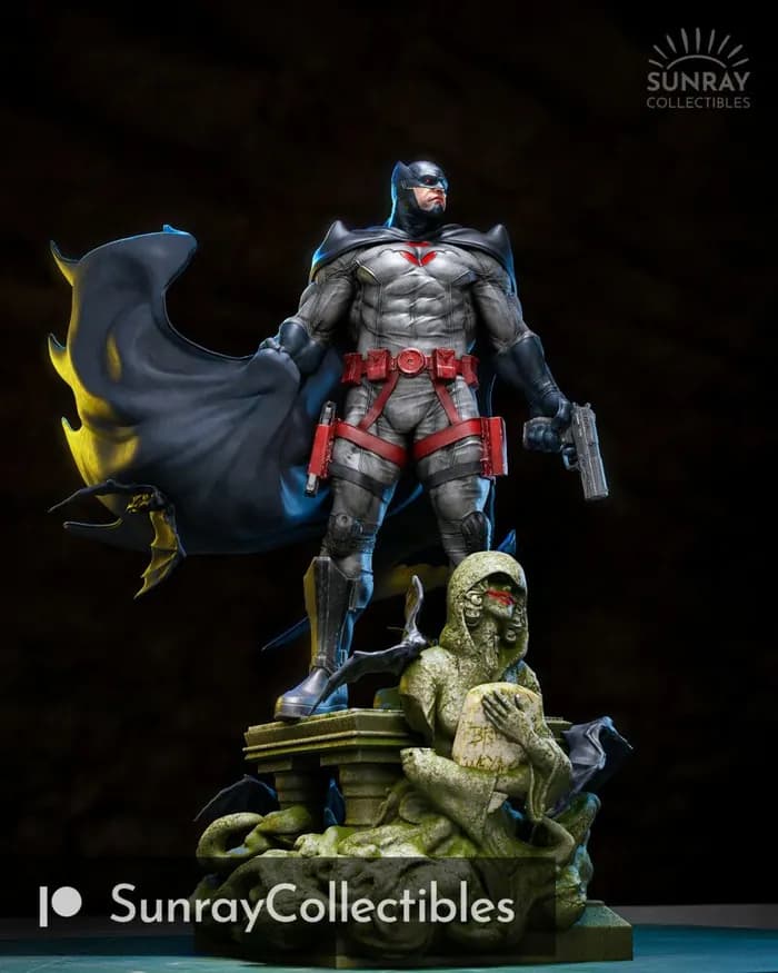 batman (thomas wayne) and joker sunray collectibles