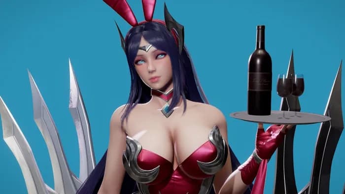 battle bunny irelia league of legends fan art stl