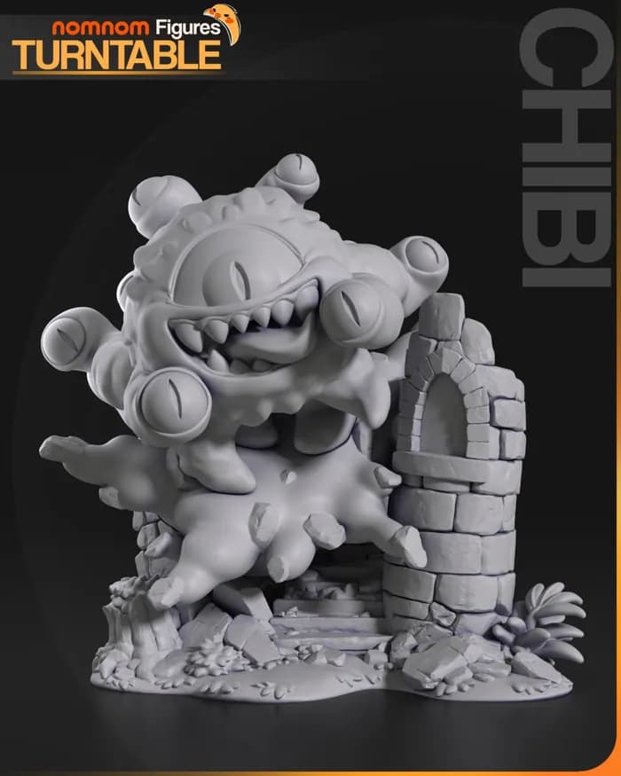 STL - beholder render 3