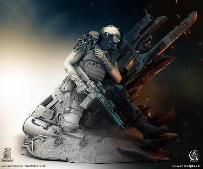 STL - bite the bullet render 2