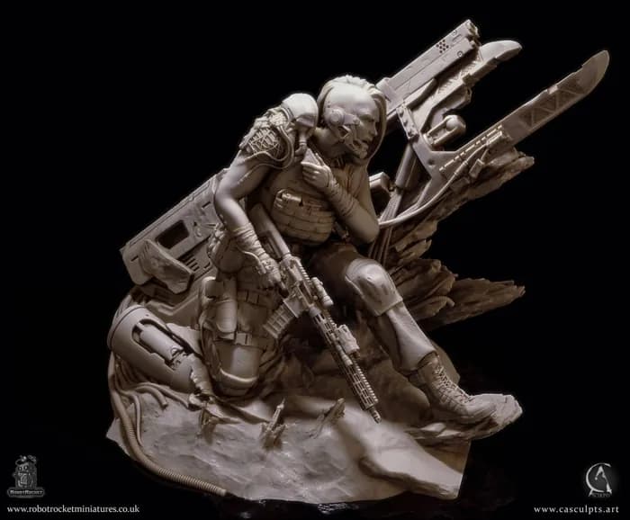 STL - bite the bullet render 4