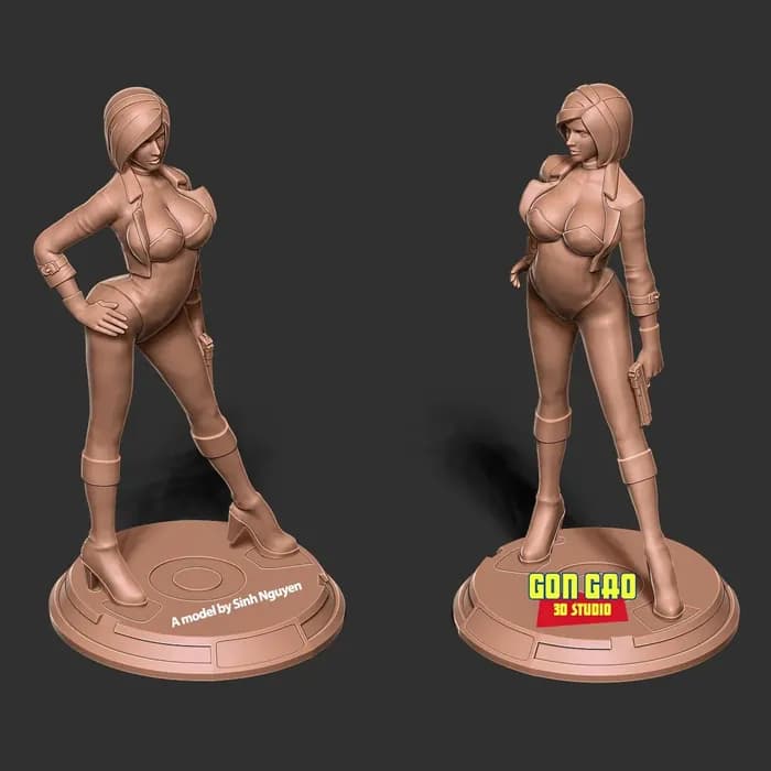STL - black assassin render 4