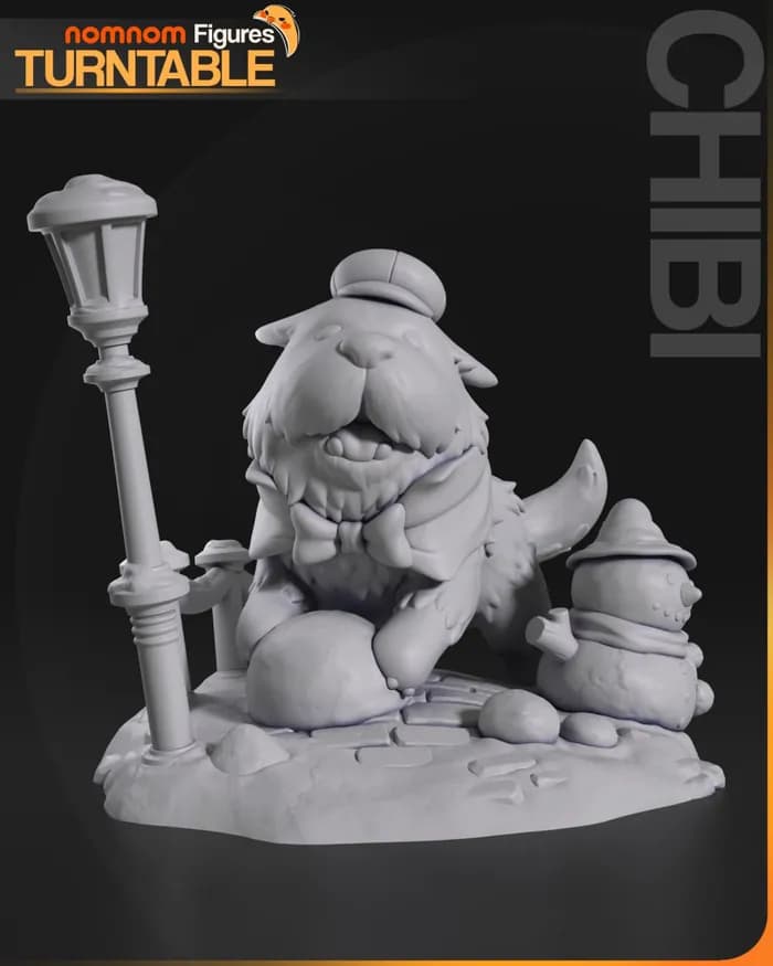 STL - bond chibi render 3