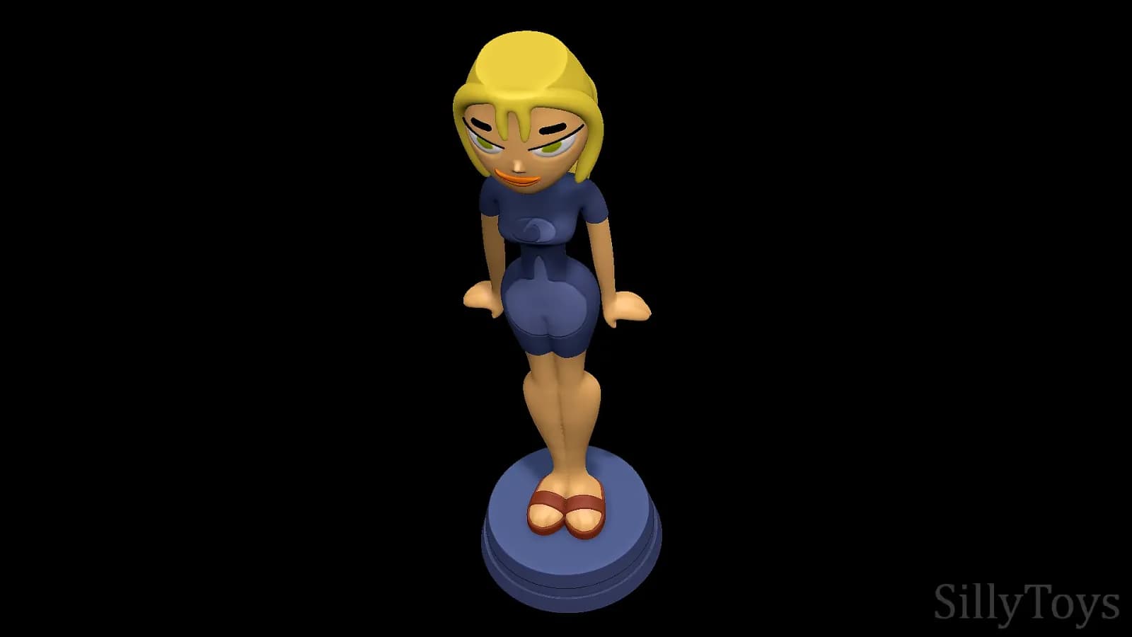 STL - Bridgette Total Drama figura de traje de baño render 3