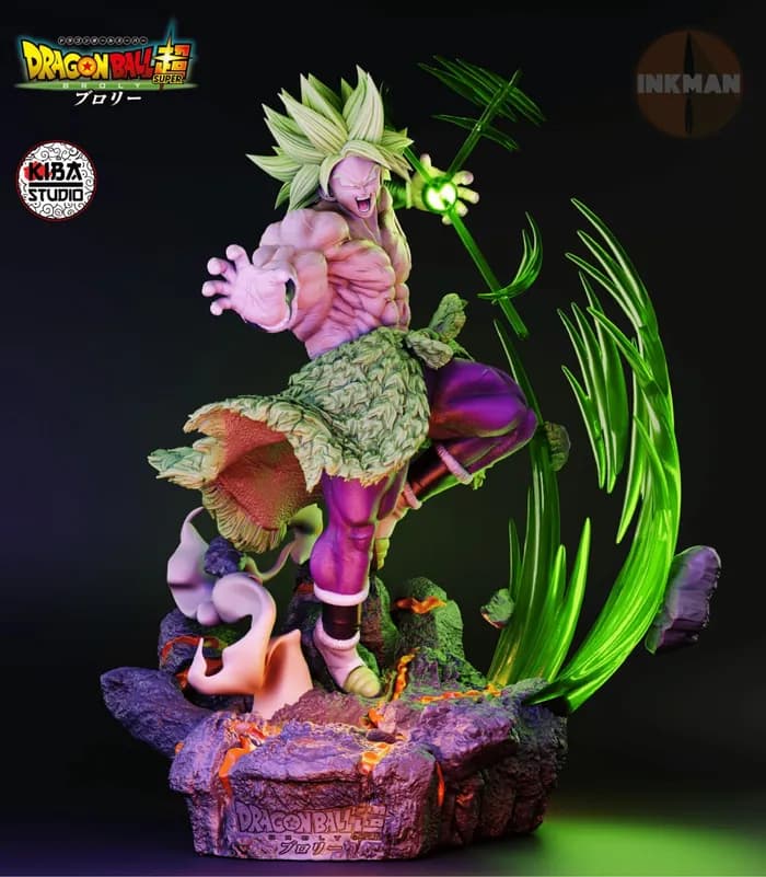 STL - broly & gogeta kiba render 3
