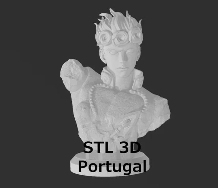STL - bruno bust jojo no kimyou na bouken jojo's bizarre adventure araki