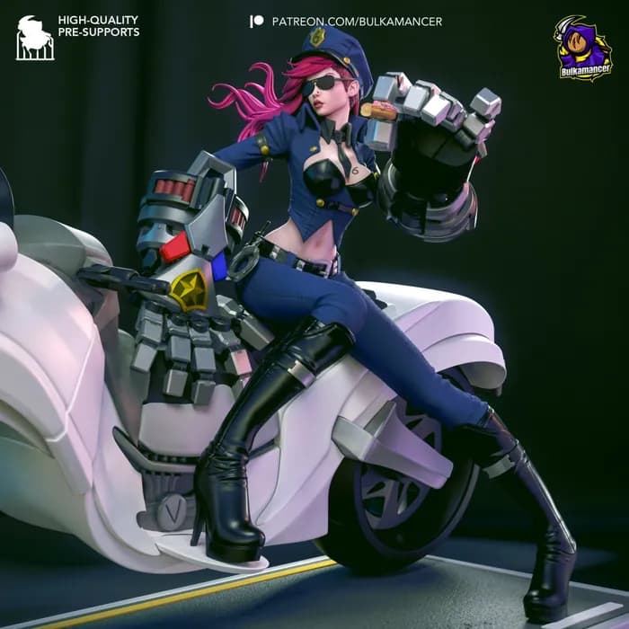 STL - bulkamancer sculpts officer vi @stlftw render 1