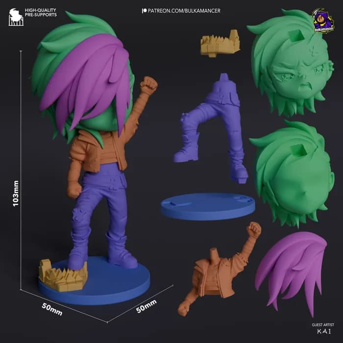 STL - bulkamancer vi chibi render 2