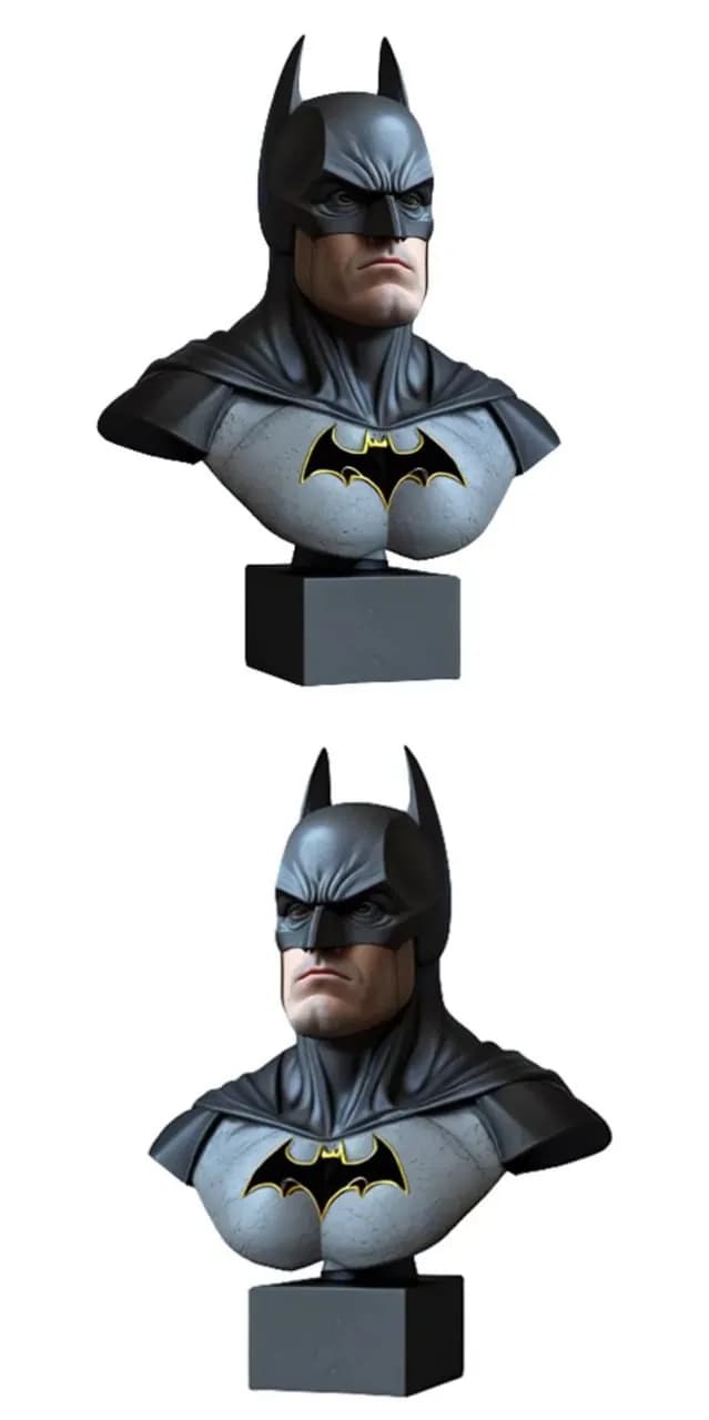 STL - Busto de Batman 3 render 2
