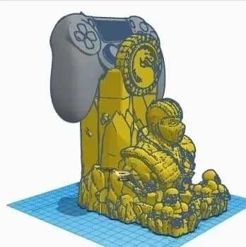 STL - Busto de Sub Zero 3 render 2