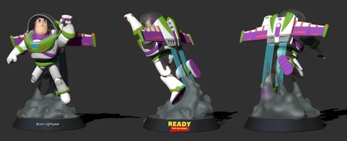 STL - buzz lightyear render 2