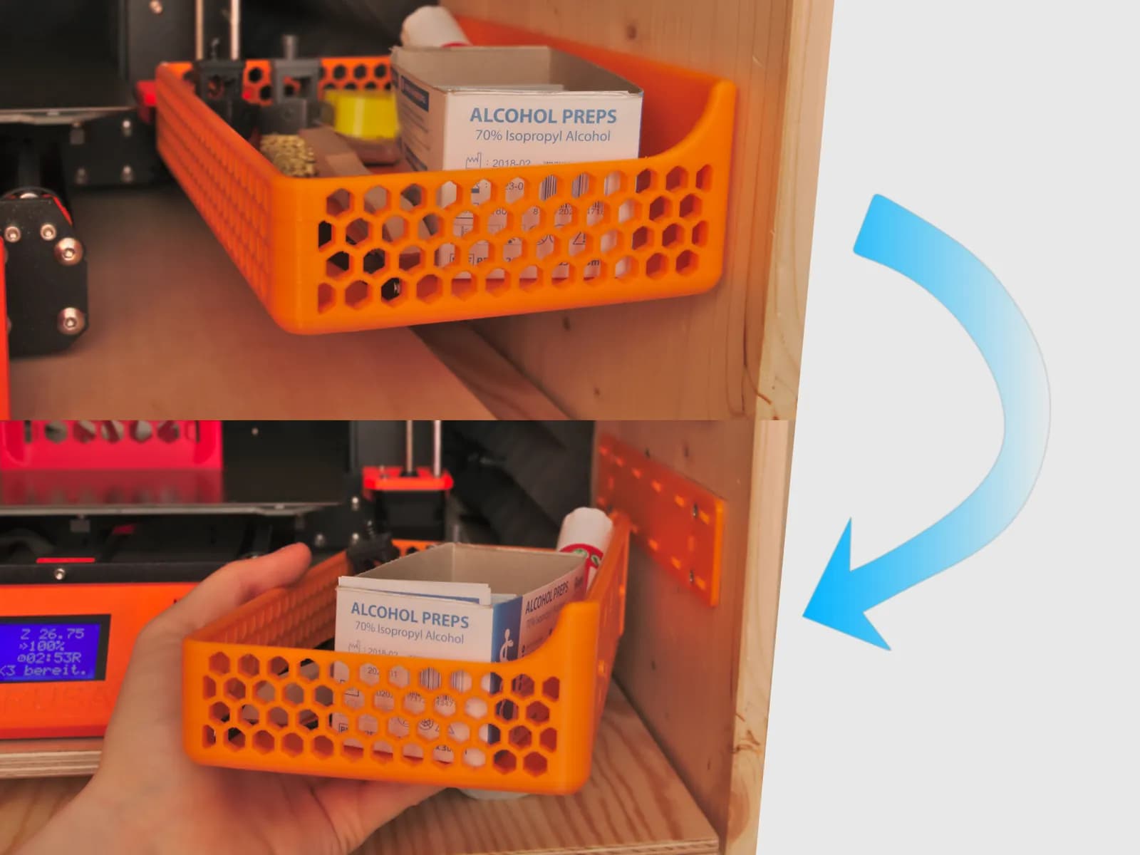 STL - Caja de almacenamiento modular moderna render 2