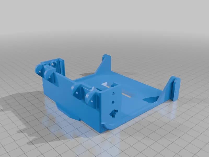 STL - Caja de almacenamiento plegable tipo voladizo render 5