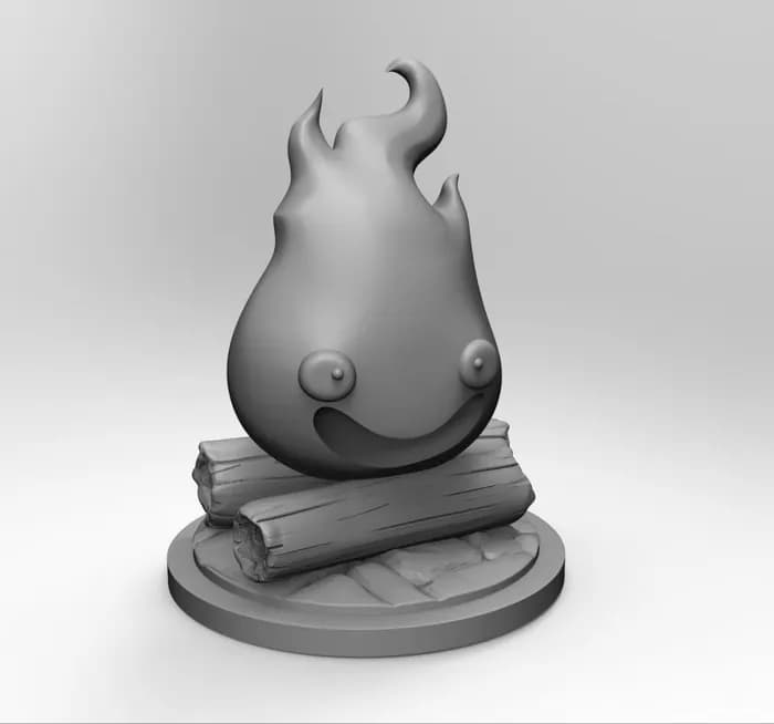 STL - Calcifer from Howl's Moving Castle