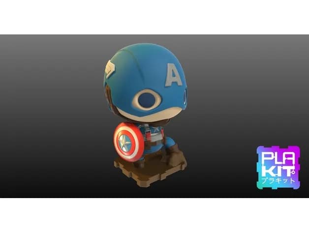 STL - captain america the first avenger version render 2