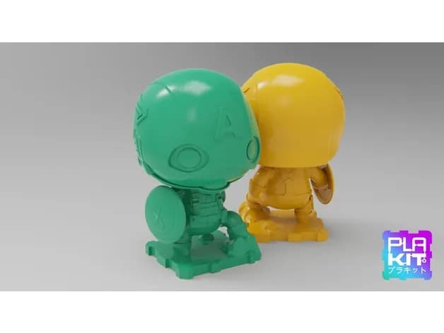 STL - captain america the first avenger version render 3
