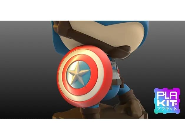STL - captain america the first avenger version render 5