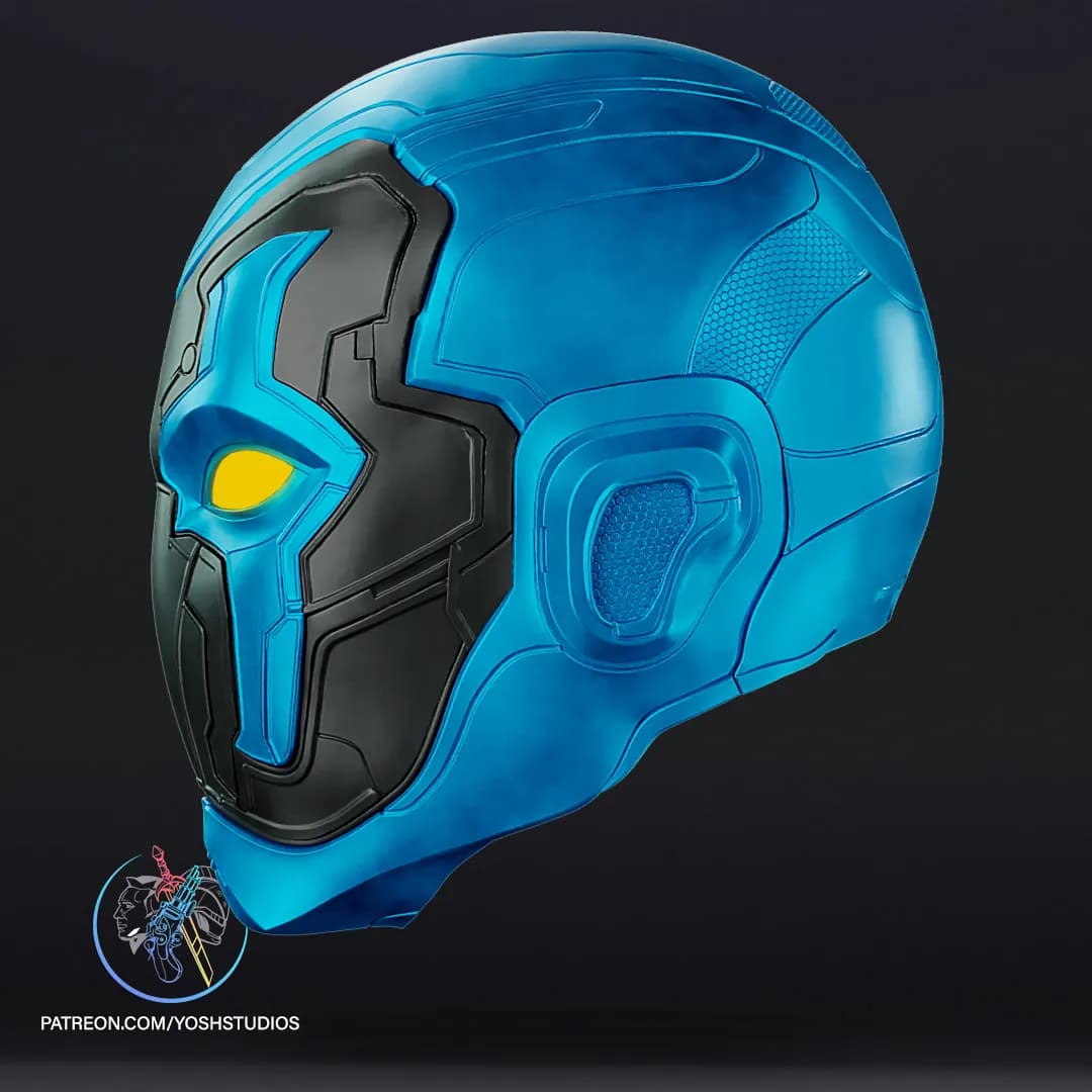 STL - Casco de Blue Beetle 2 render 3