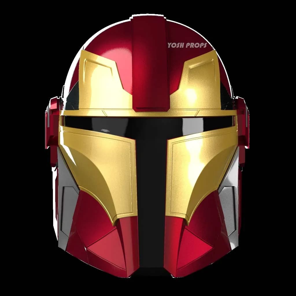 STL - Casco de Mando con diseño de Iron Man render 1