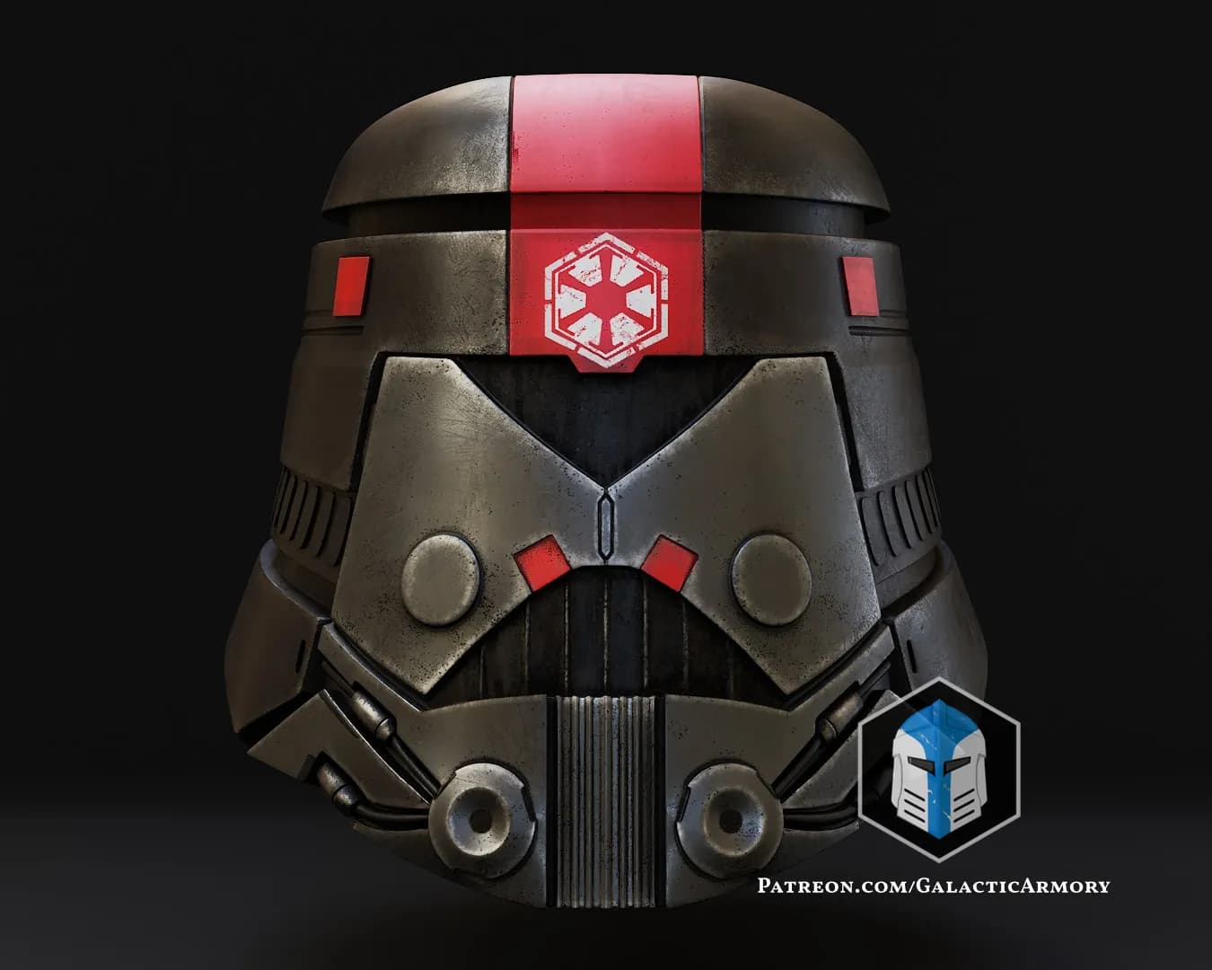 STL - Casco de soldado Sith de Star Wars render 3