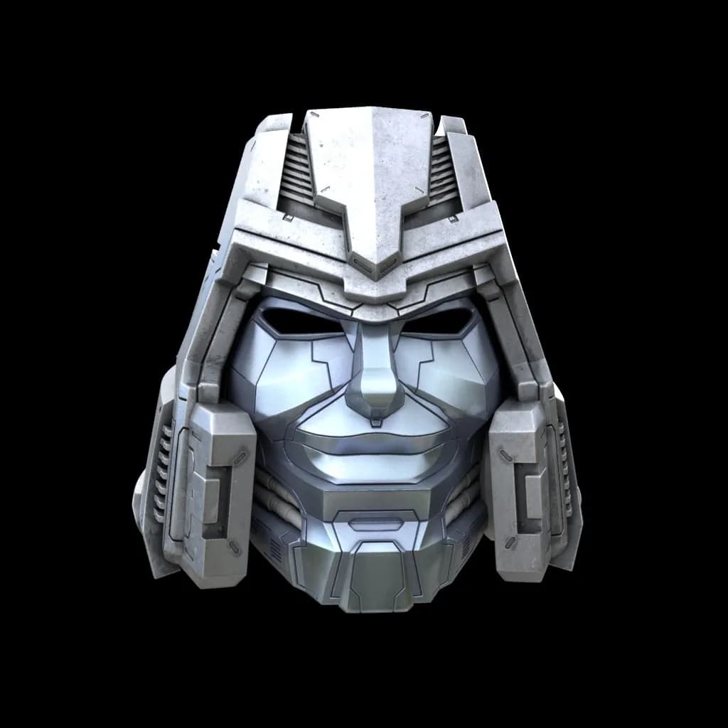 STL - Casco Megatron G1 render 1