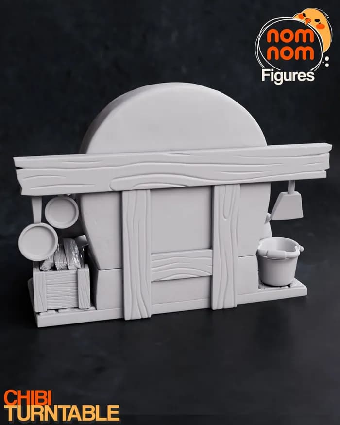 STL - chibi calcifer howl s moving castle render 3