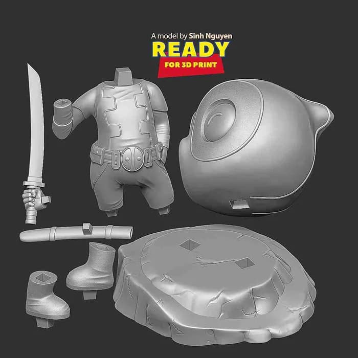 STL - chibipool render 2