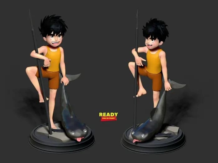 STL - conan future boy render 3