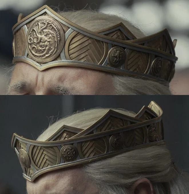 STL - Corona de Rhaenyra y Viserys render 2