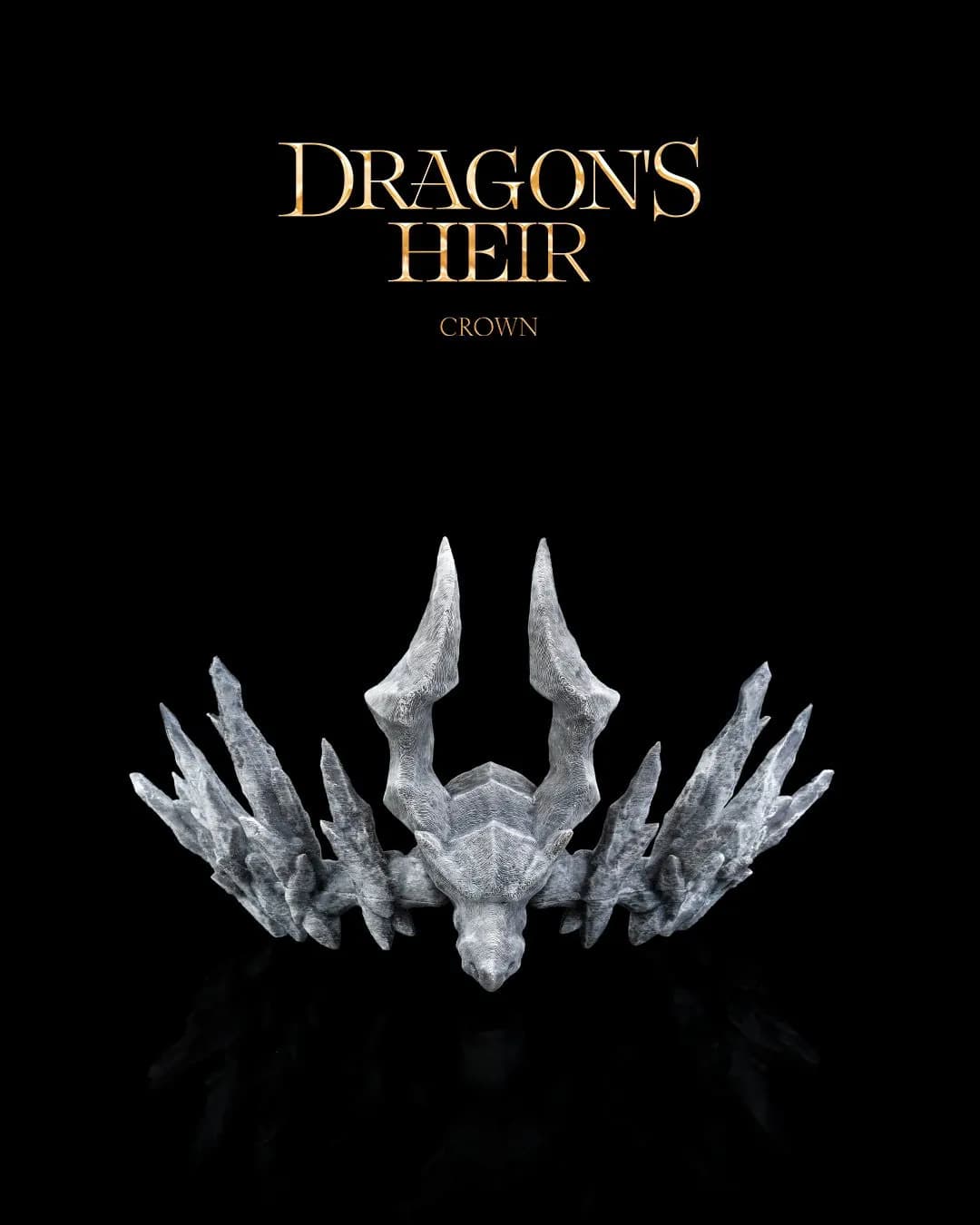 STL - Corona del Heredero del Dragón render 2