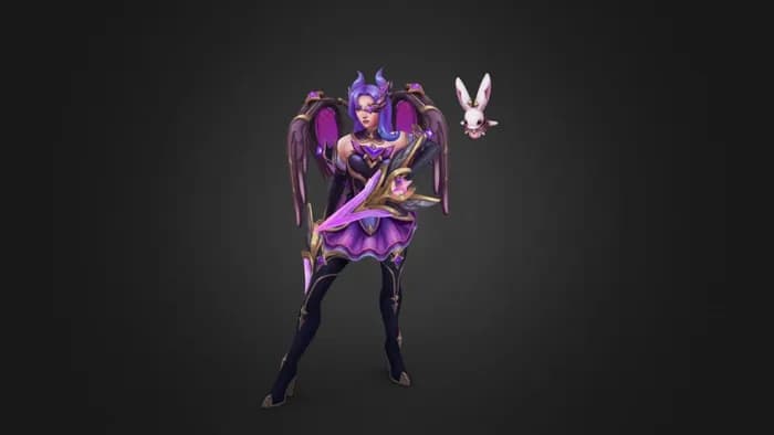 STL - corrupted star guardian kaisa blend render 1